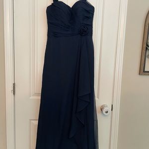 Dark navy blue Bridesmaid dress worn once